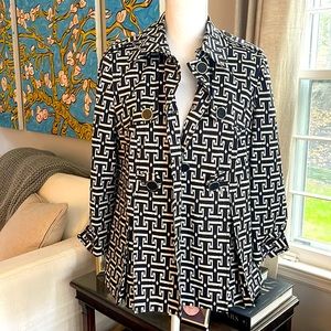 RARE Vintage Tory Burch jacket in T-Print LIKE NEW - Pristine!